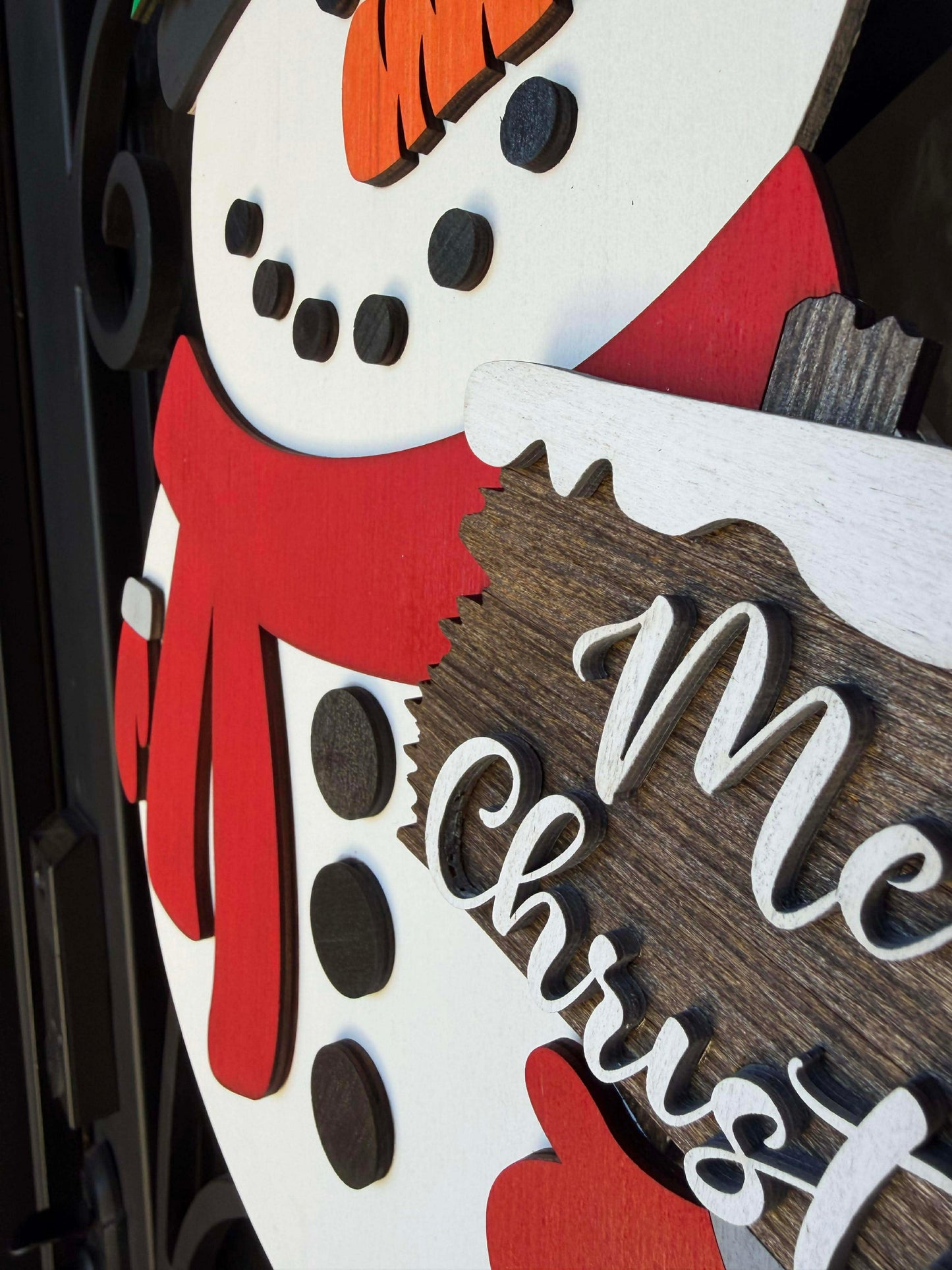 Welcome Snowman Door Hanger